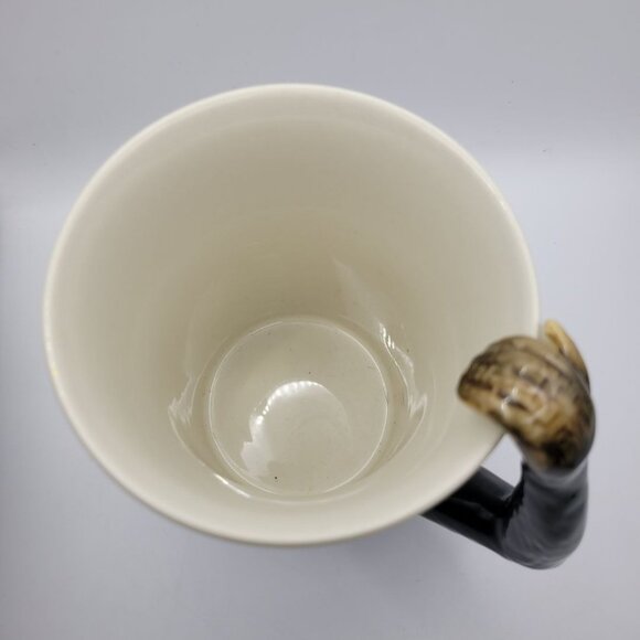 Pier 1 Imports Monkey Arm Mug Coffee Cup Tea Cocoa Front Back Business Jungle - Picture 3 of 7